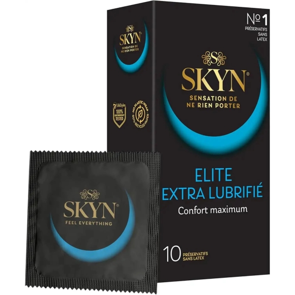 Manix Skyn Elite Extra Lubrifié - 10 Préservatifs