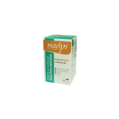 Maelys Magnésium & Vitamine B6 - 30 Gélules | DERMO
