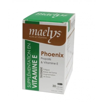 Maelys Phoenix Propolis et Vitamine E – 30 Gélules | DERMO