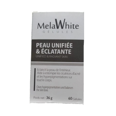 MelaWhite Peau Unifiée et Éclatante - 60 Gélules