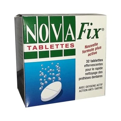 Novafix 32 Tablettes Effervescentes Prothèses | DERMO