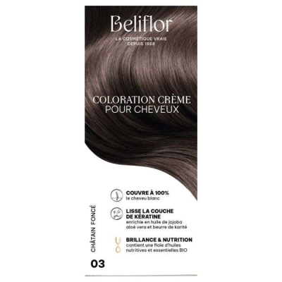 Beliflor Coloration N°03 Châtain Foncé | DERMO