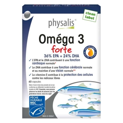 Physalis Omega 3 Forte 60 capsules | DERMO