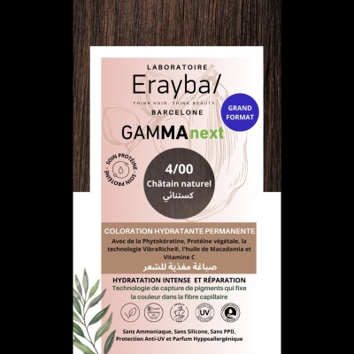 Erayba Coloration Hydratante Châtain Naturel N°4