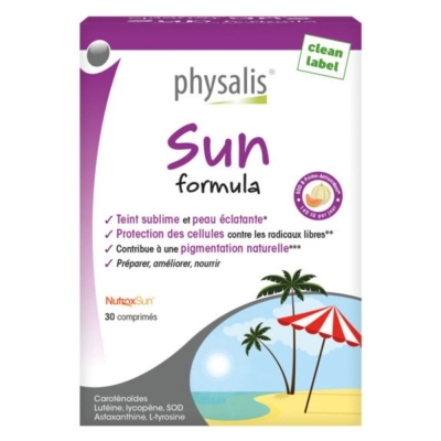 Physalis Sun Formula 30 Comprimés | DERMO