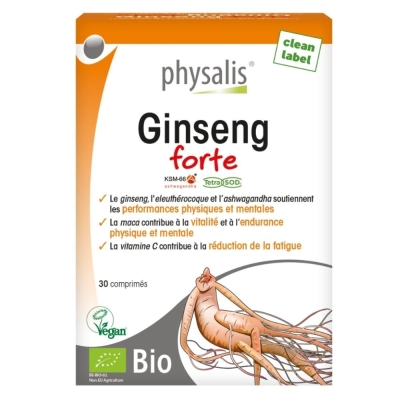 Physalis Ginseng Forte 30 Comprimés | DERMO
