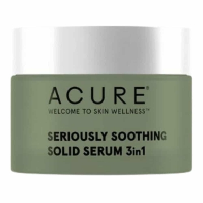 Acure Seriously Soothing Solide Sérum 3-in-1 | DERMO
