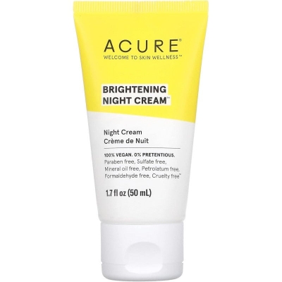 Acure Brightening Crème Nuit 50 ml | DERMO