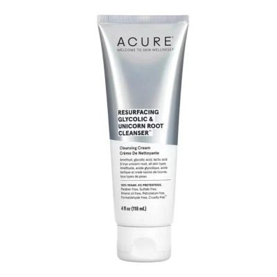 Resurfacing Glycolic & Unicorn Root Cleanser - Acure