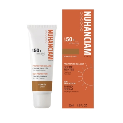 Crème Solaire SPF 50+ Teinte Foncé - Nuhanciam | DERMO