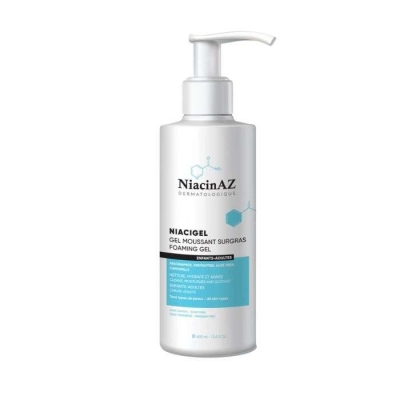 NiacinAZ Niacigel Gel Moussant Surgras 400ml | DERMO