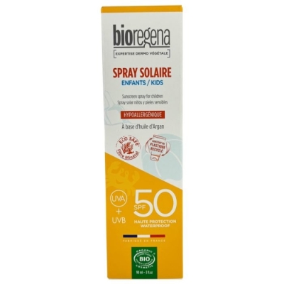 Bioregena Spray Solaire Enfants SPF50 Bio 90ml | DERMO