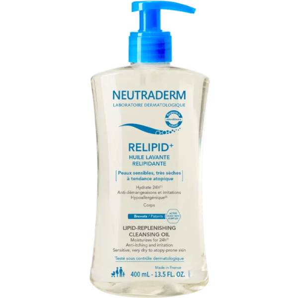 Neutraderm Relipid+ Huile Lavante Relipidante 400 ml