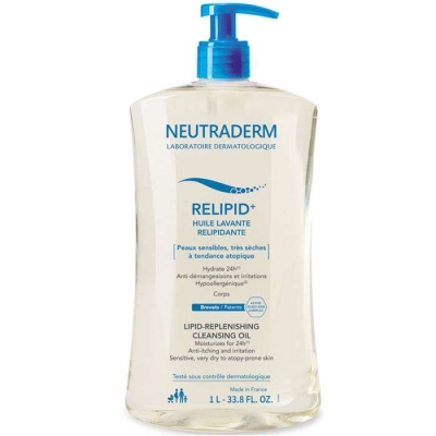 Neutraderm Relipid+ Huile Lavante 1L | DERMO