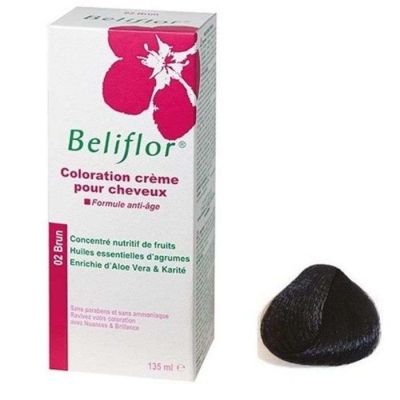 Beliflor Coloration Cheveux N°02 Brun | DERMO