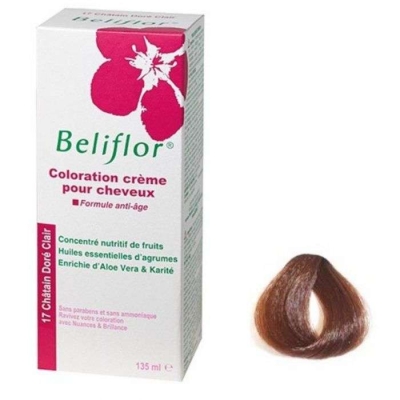 Beliflor Coloration N°17 Châtain Doré Clair | DERMO