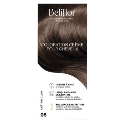 Beliflor Coloration Cheveux N°05 Châtain Clair | DERMO