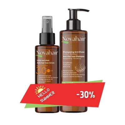 Novahair Pack Anti-Chute Lotion SPF30 & Shampooing | DERMO