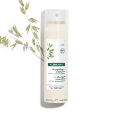 KLORANE - Lait d'avoine shampooing sec extra doux spray tous