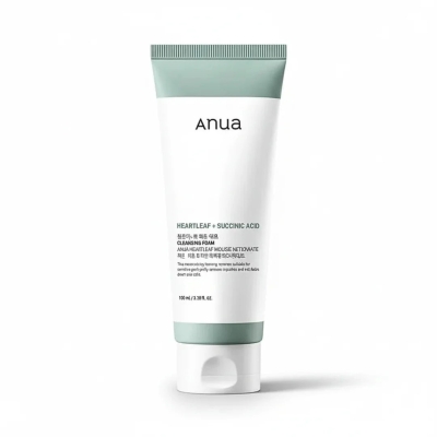 Heartleaf Succinic Moisture Cleansing Foam - Anua