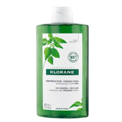 KLORANE - Ortie shampooing seboreducteur 400 ml | DERMO