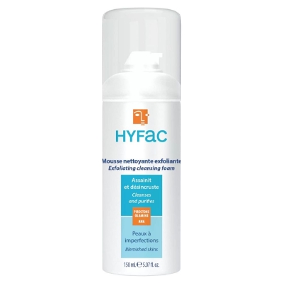 Mousse Nettoyante Exfoliante - Hyfac | DERMO