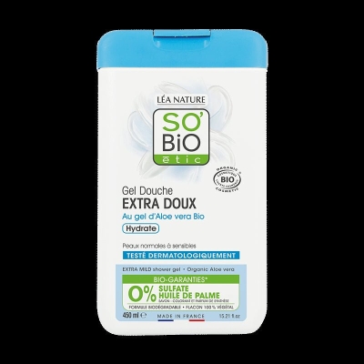 Gel Douche Extra Doux Aloe Vera Bio - So Bio | DERMO