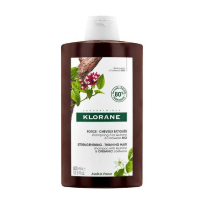 KLORANE - Shampoing a la quinine edelwiss bio 400 ml | DERMO