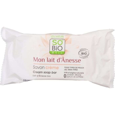 So Bio Savon Crème Bloc au Lait d'Ânesse | DERMO