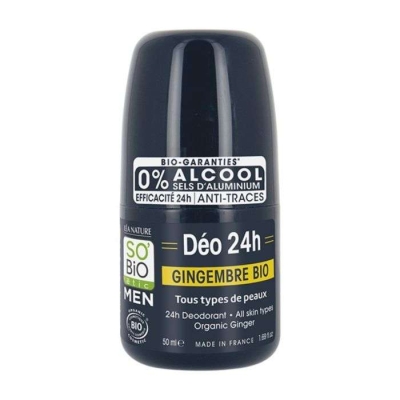 Déodorant Homme Gingembre Bio 24h - So Bio | DERMO