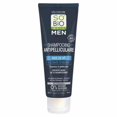 So Bio Men Shampooing Antipelliculaire Bois de Hô | DERMO