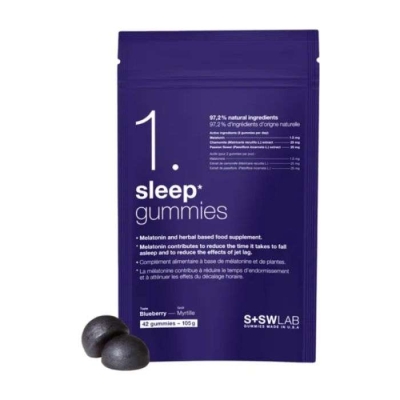 S+SWLAB 1 Sleep Gummies Goût Myrtille | DERMO