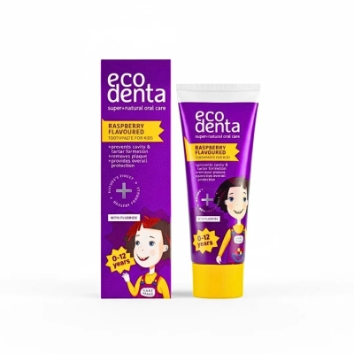 EcoDenta Dentifrice Enfants Fraise 0-12 Ans 75ml