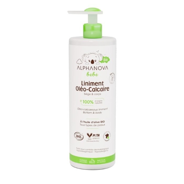 Alphanova Liniment Oléo-Calcaire Bio 400ml