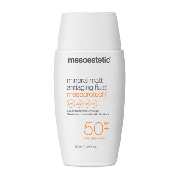 Mesoestetic Mesoprotech Mineral Matt Anti-Aging Fluid SPF 50+ - 50ml