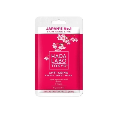 HADA LABO Masque Tissu Anti-Âge 20ml | DERMO