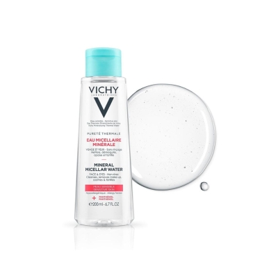Eau Micellaire Minérale Peau Sensible 200ml - Vichy