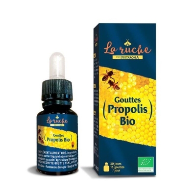 Dietaroma La Ruche Gouttes Propolis Bio 15ml | DERMO