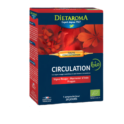 Diétaroma Circulation Bio 20 Ampoules | DERMO