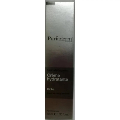 Puriaderm Crème Hydratante Riche 40ml | DERMO