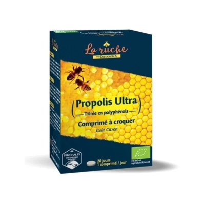 Propolis Bio Ultra Concentrée 20 Comprimés - Diétaroma