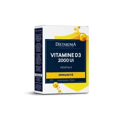 Dietaroma Vitamine D3 Végétale 2000UI - 40 Cp