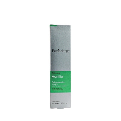 Acnilia Crème Séborégulatrice 40ml - Puriaderm | DERMO