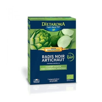 Dietaroma Radis Noir et Artichaut Bio Ampoules | DERMO
