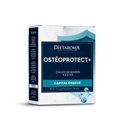 Dietaroma Ostéoprotect+ Calcium Marin K2 D3 60 cp | DERMO
