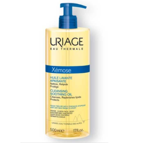 URIAGE - Xemose huile nettoyante apaisante visage et corps 500 ml