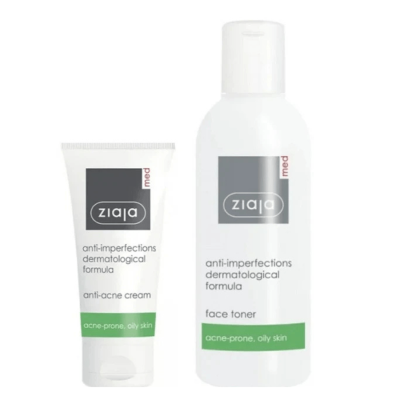 Ziaja Med Anti-acne Set Crème et Toner | DERMO
