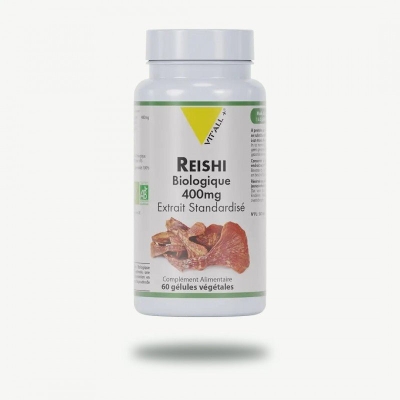 Reishi Bio Standardisé 400mg - VITALL+ | DERMO