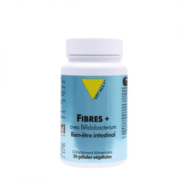 VITALL+ Fibres Plus - Bien-être Intestinal avec Prébiotiques et Probiotiques