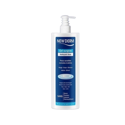 New Derm Gel Nettoyant Surgras Doux 500ml | DERMO